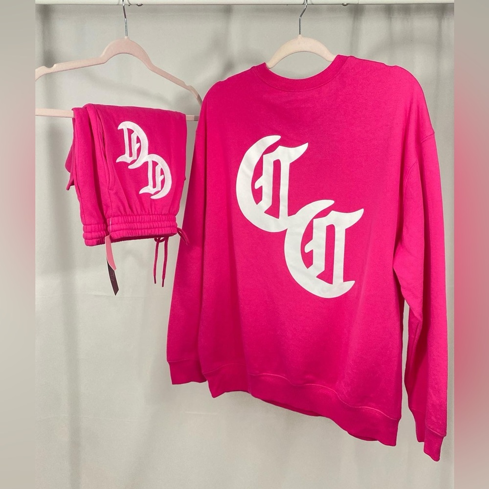 Compton Cowboys Pink Sweatset